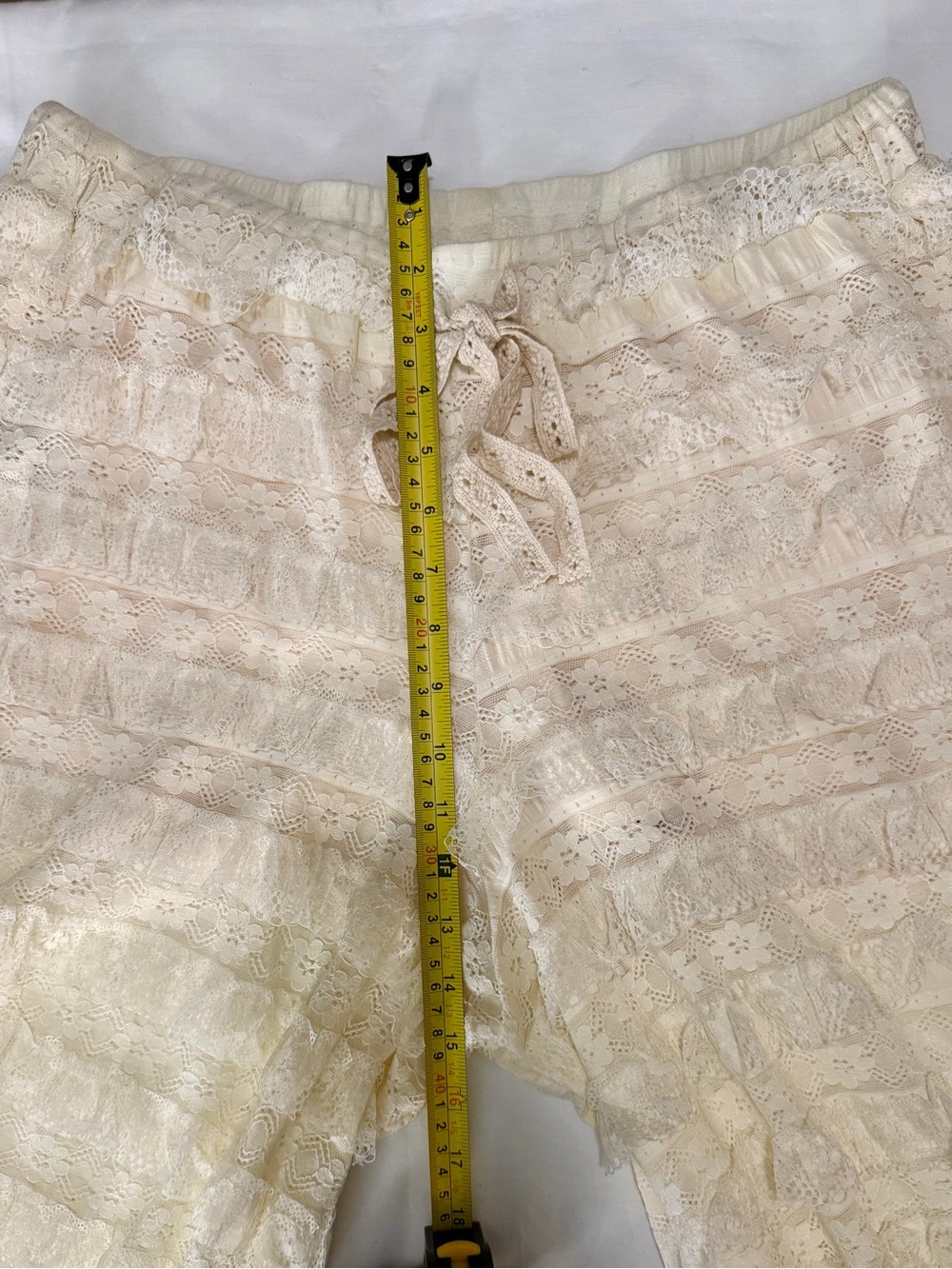 POL Cream Ruffle Wide-Leg Pants - Picture 4 of 5